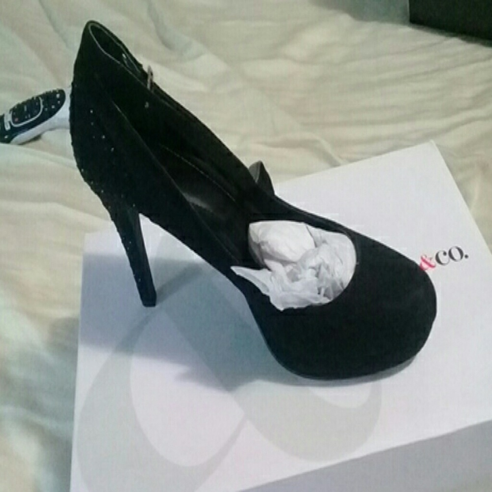 Black heels